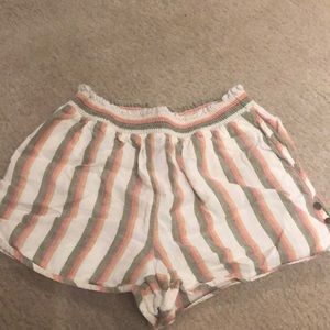 Anthropologie Striped Linen Shorts *LEAVING 11/11*